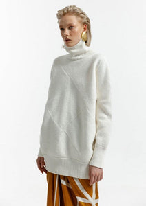 KNITEL lambswool sweater - SONI LONDON
